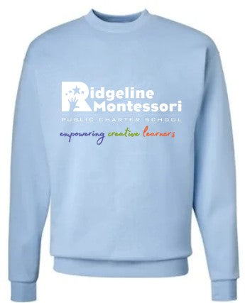 SWEATSHIRT- YOUTH TO ADULT-LIGHT BLUE